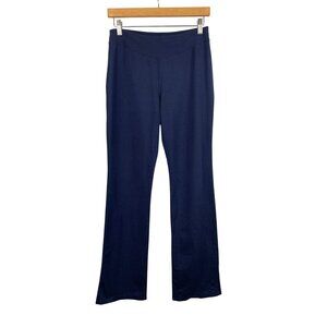 D&Co. Active Womens Navy Blue Bootcut Leggings XS Cotton Blend